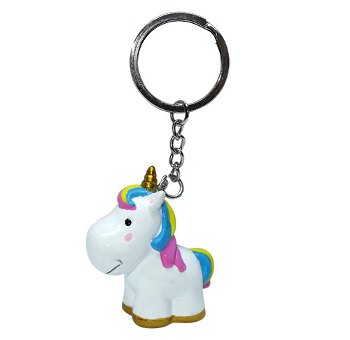Porte-Clés Fifrelin Noir En Simili Cuir Licorne Unicorn Cute Mignon Kawaii 5
