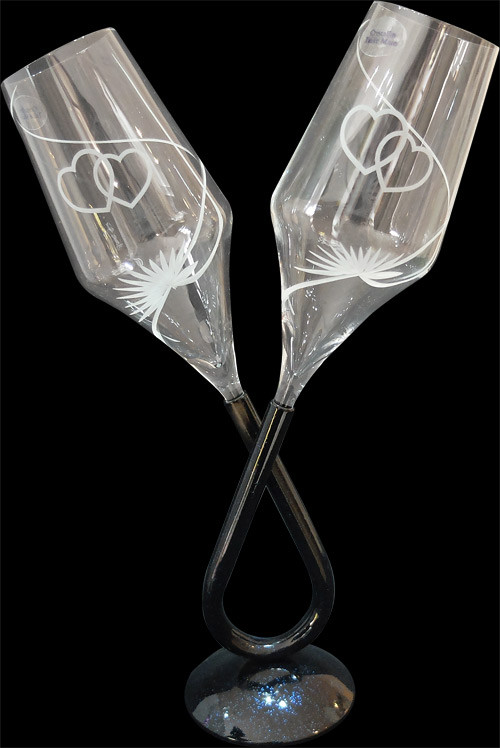 Verres Coeur Duo Mariage A Personnaliser