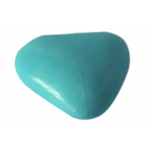 Notre dragée mini coeur Bleu Turquoise - chocolat