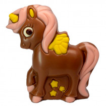 Licorne en chocolat au lait