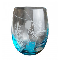 Mini verre de Communion bleu garçon