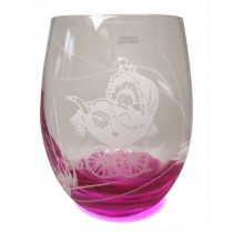 Verre de baptême fille - motif berceau