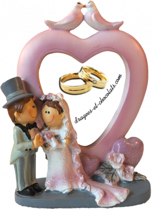 Notre couple de mariés toon