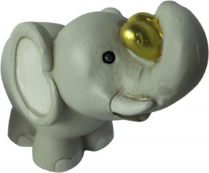 Sujet Elephant avec coeur or