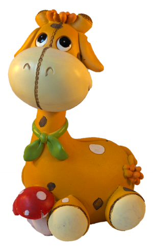 Notre girafe tirelire