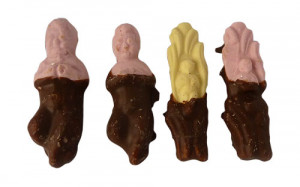 Les guimauves de Noël au chocolat au lait