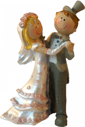 Notre couple de mariés original