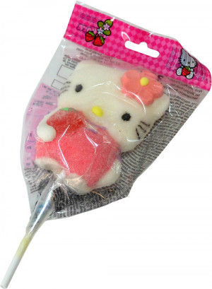 Sucette bonbon Hello Kitty en guimauve de Dragées & Chocolats