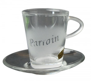 Tasse en verre Parrain