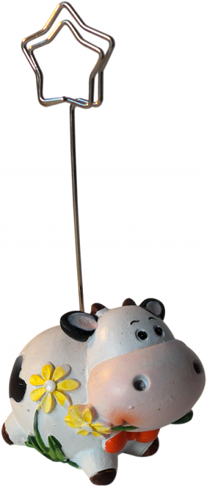 Notre vache porte photo