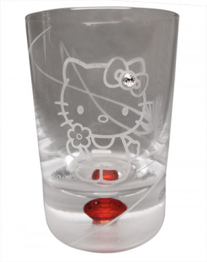 verre de naissance Hello Kitty