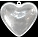 Coeur transparent à garnir de bonbons ou de dragées
