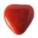 Notre dragée chocolat en forme de coeur rouge