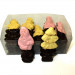 Coffret de 18 guimauves mi-chocolat noir